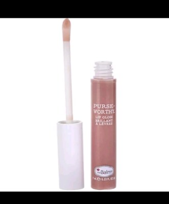 The Balm thebalm Purseworthy Lip Gloss CROSSBODY NEW Nude Shimmer