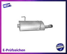 Endschalldämpfer für Peugeot 206 CC 2.0 16V Auspuff Endtopf