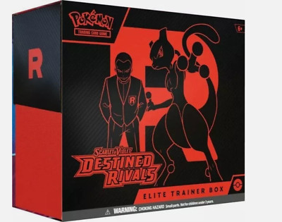 Pokemon Destined Rivals TOP TRAINER BOX TTB Deutsch - Sofort Lieferbar! Händler!