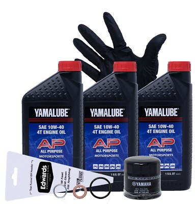 #ad #ad 2007 2014 Yamaha Grizzly 350 400 450 Auto 2WD 4WD EPS HUNTER Oil Change Kit $45.99
