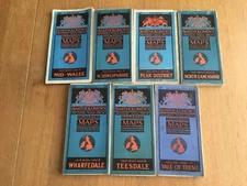 Bartholomew's Revised half inch Maps, 7 to choose from in CLOTH & PAPER