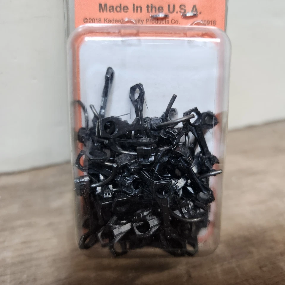 Kadee 156-25 Bulk Pack 25 Pairs Scale Metal Whisker Couplers Long Centerset HO - Image 2 of 3