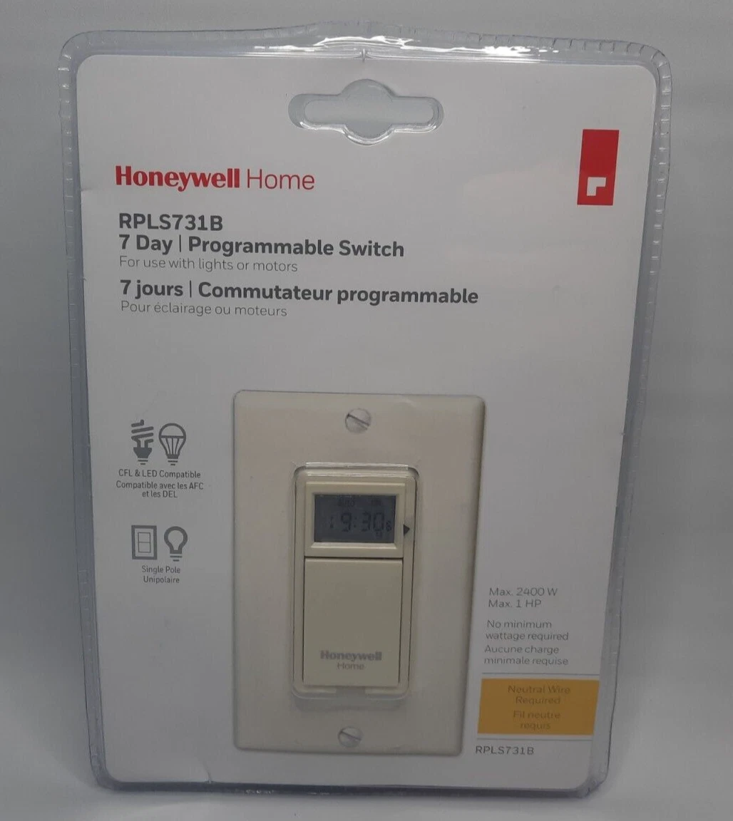 How To Program The Honeywell Home Dawn To Dusk RPLS530A