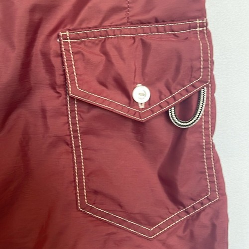 Birdwell Beach Britches Mens Birdies 311 Board Shorts Size 34 Maroon 5.5" Inseam - Picture 4 of 7