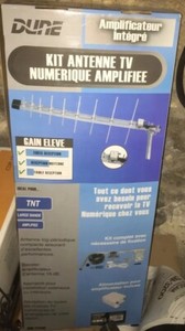 Kit Antenne Tv Numérique Amplifiée Extérieur TNT / Dune | eBay