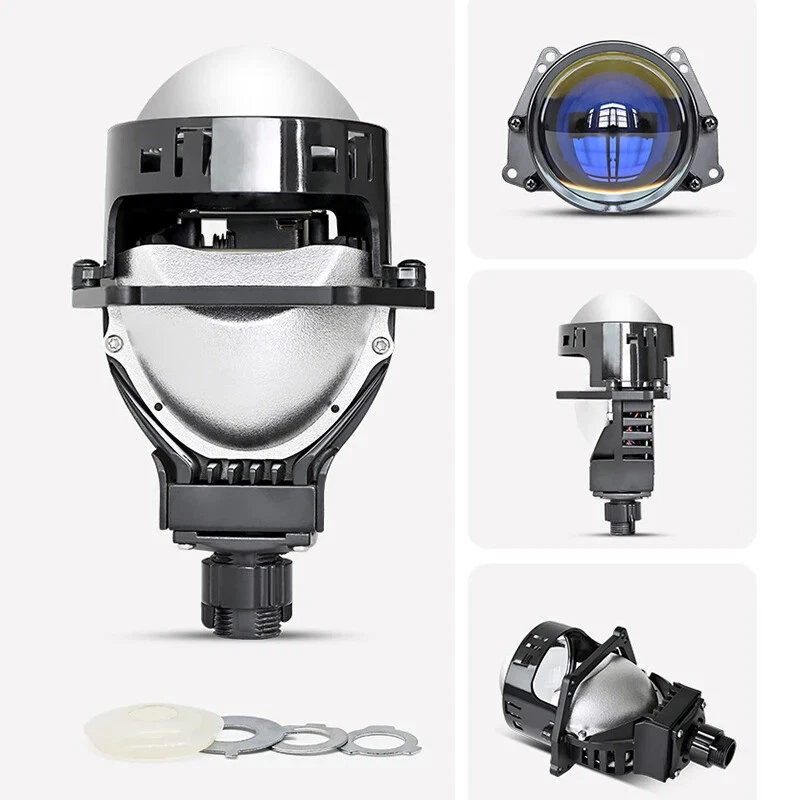 2 lentes de proyector Bi LED 3 pulgadas para faro Hella 3R G5 6000K lámpara automática Foto 4 de 4