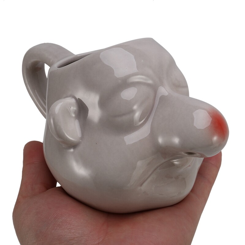 Cermic Big Nose Egg Divider Cartoon Egg Yolk Separators Handle Baking