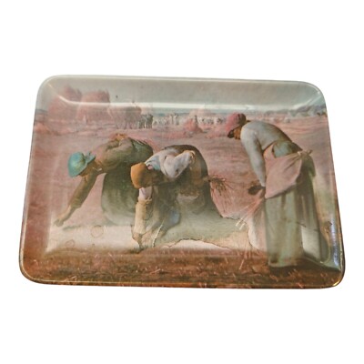 The Gleaners 1857 Jean Francois Millet Melamine Plastic Italy Tray Peasant Life