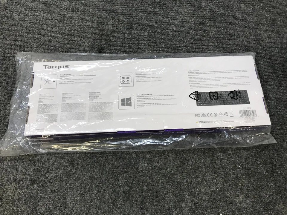 Lot of 4 Targus Clavier USB Keyboard + Mouse AMU660B - NIB, Sealed - - Image 3 of 4