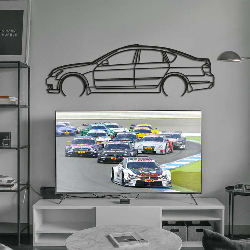 Wall Art Home Decor 3D Acrylic Metal Car Auto Poster USA Silhouette 2006 FUGA
