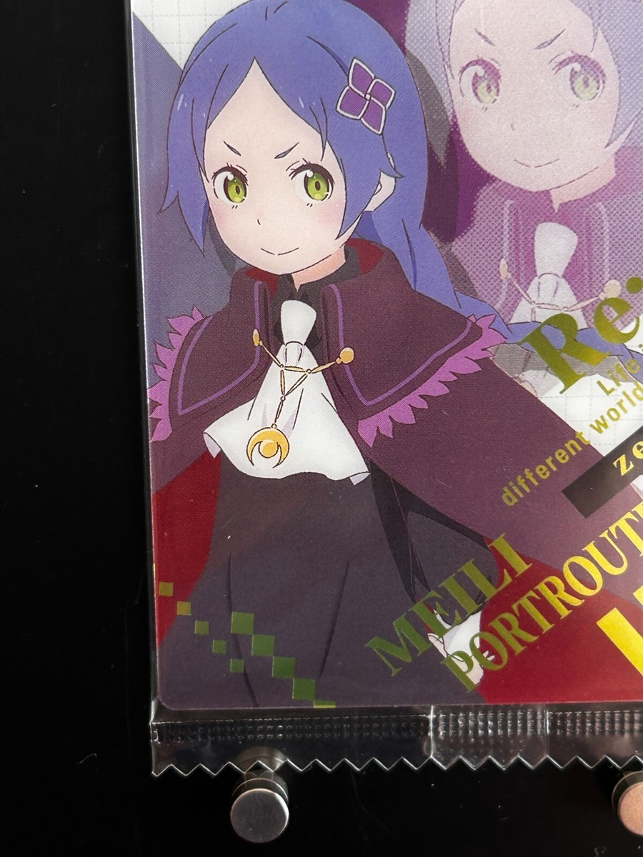 meili様　25-12-8 Meili Portroute Re:Zero Card wafer #12 JAPAN Japanese BANDAI TCG