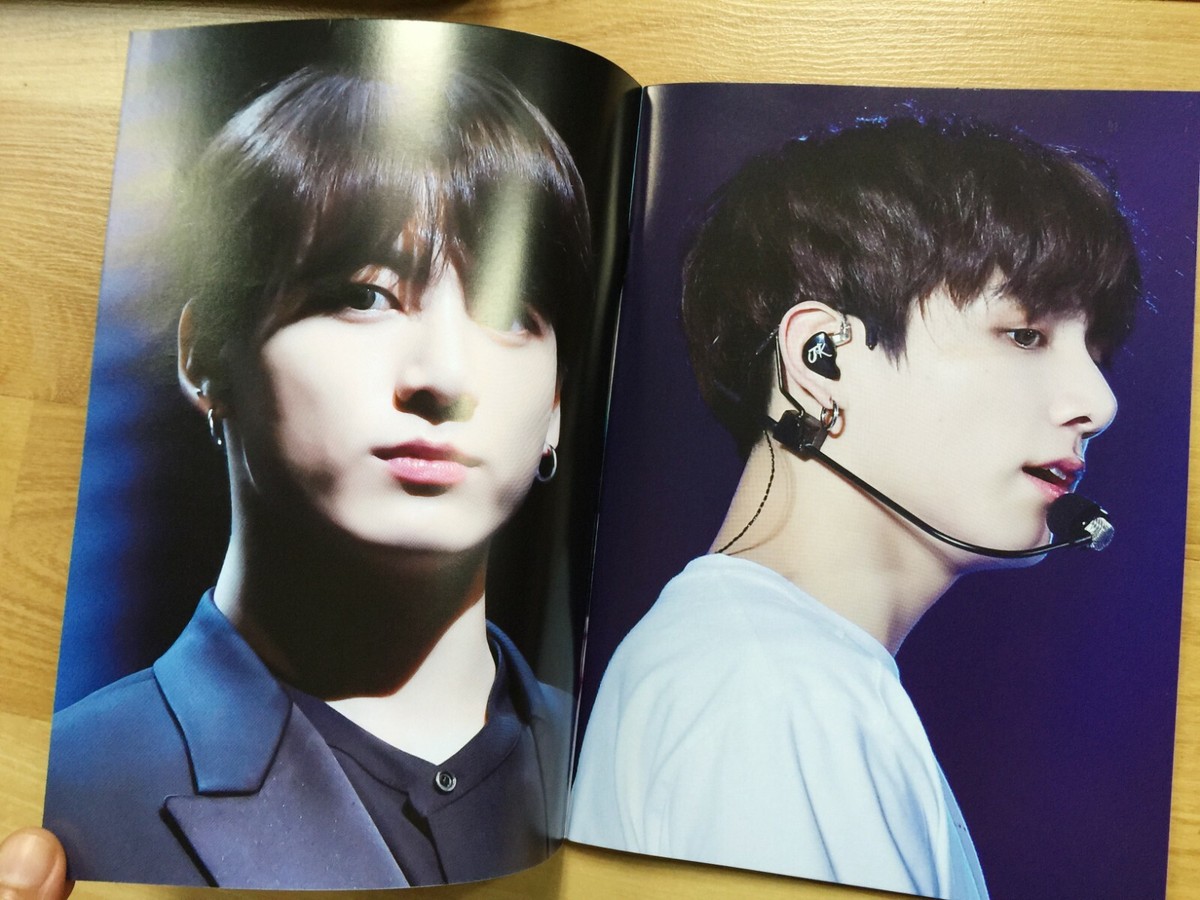 ORIGINAL 100% BTS JUNGKOOK Photobook Poster A4 File Fan Phone