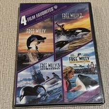 4 Film Favorites: Free Willy Collection (DVD 2 Disc Set) SEALED NEW