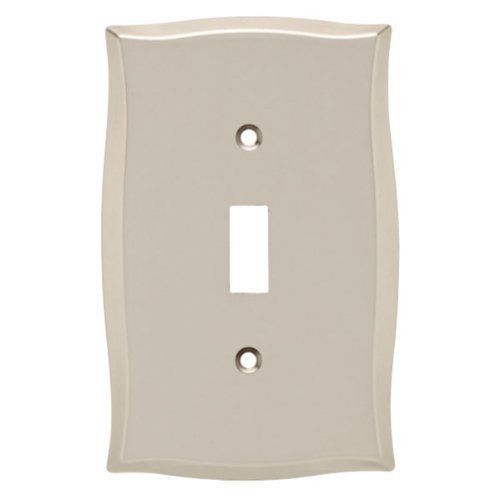 Toggle Wall Plate Switch Plate Lylah Nickel - Picture 1 of 2