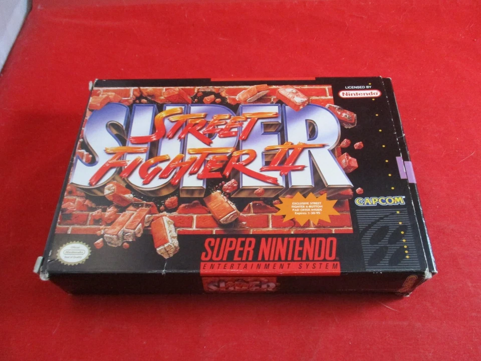 Super Street Fighter II (Super Nintendo SNES) COMPLETE w/Box manual game WORKS! - Image 4 of 4