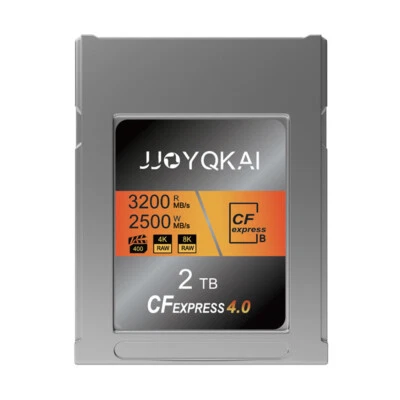 JJOYQKAI CFexpress Type B Memory Card 2TB For 8K 4K Camera Fujifilm Canon Nikon