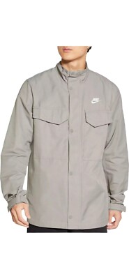 Nike Sportswear Jacket Men's Full Zip Woven M65 Coat Size S