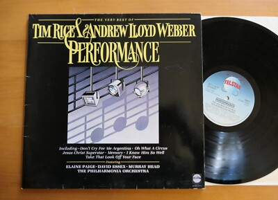Performance Very Best Of Andrew Lloyd Webber & Tim Rice 1985 Gatefold Vinyl LP