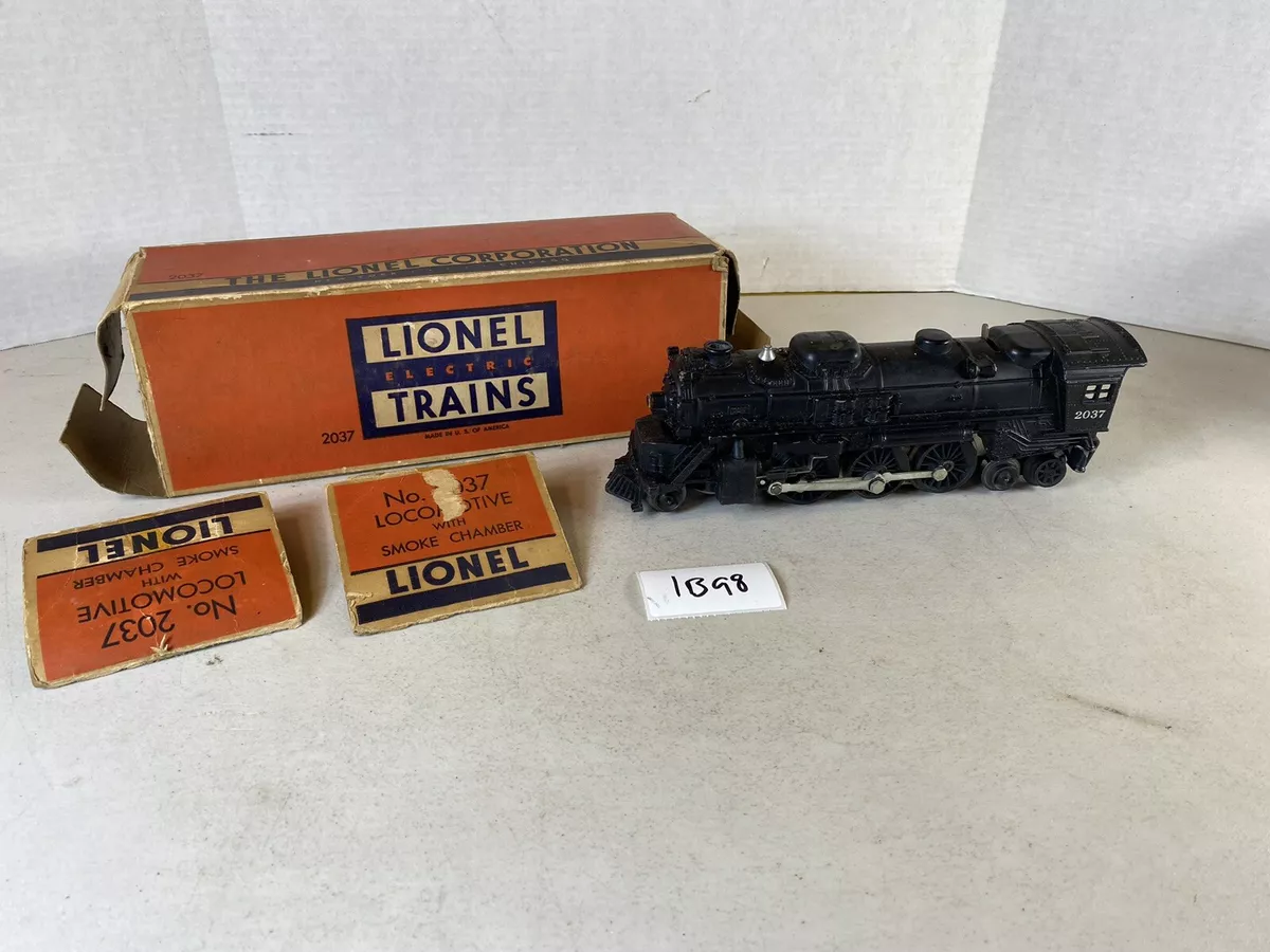 Lionel Electric Trains Model Locomotive Smoke Chamber No. 2037 Vintage box 1B98