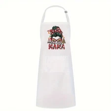 Custom Apron Chef Gift Cooking Print Your Logo Photo Text Custom Made Apron