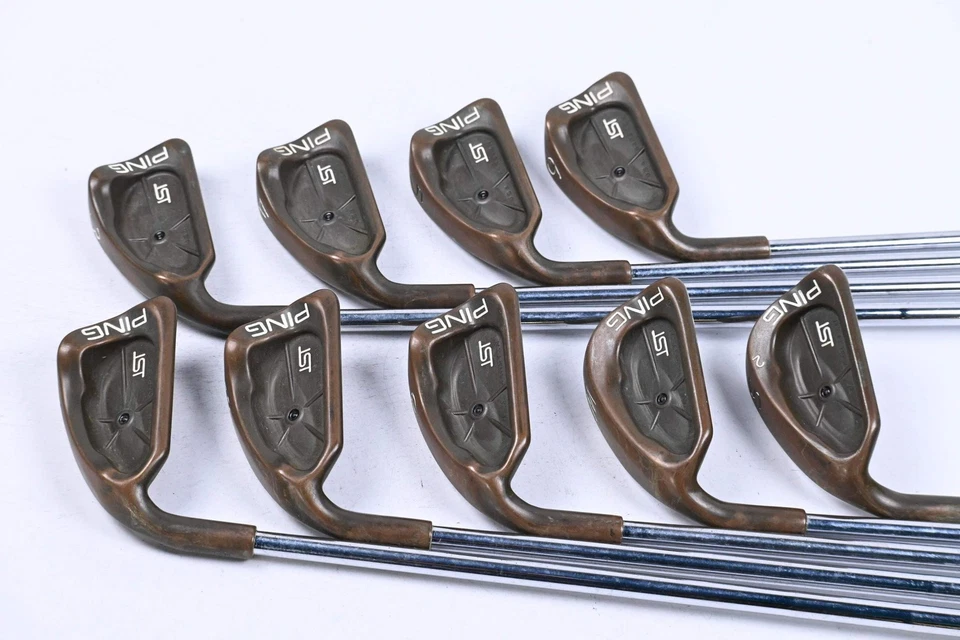Left Hand Ping ISI BeCu Irons / 3-PW+SW / Black Dot / Stiff Flex Ping JZ Shafts - Image 2 of 4