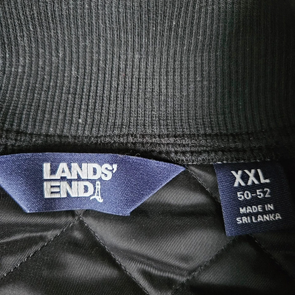 Chaleco acolchado negro Lands End Chase Bank Apparel Employee talla XXL 50-52 USADO EN EXCELENTE ESTADO Foto 4 de 4