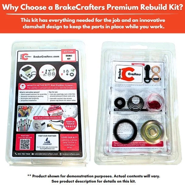 Ремонтный комплект цилиндра муфты с поршнем + прокладкой для 1984-85 Honda VF500C V30 MAGNA - Изображение 4 из 4