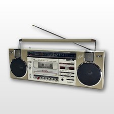 SANYO MR-V8MKII Vintage FM/AM Radio Cassette Recorder Boombox Tested Japan