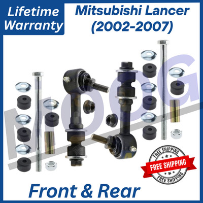 MOOG OEM Front & Rear Sway Bar Links For 2002-2007 Mitsubishi Lancer 10 Yr Warr.