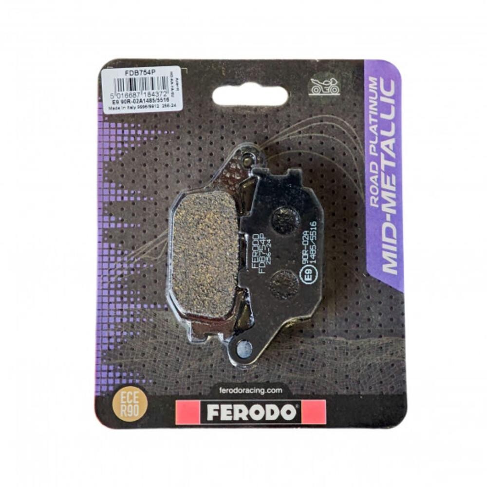 Ferodo Platinum Rear Brake Pad FDB754P - Fits Yamaha Tracer 700 GT 2019