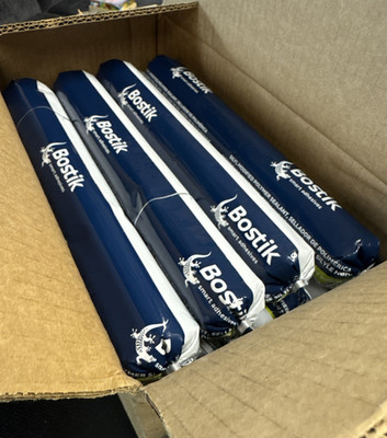 LOT OF 12 ~  Bostik 940a  13.5 oz White Marine Adhesive Sealant Sausage 12 Tubes
