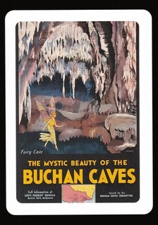 1 WIDE SWAP PLAYING CARD AUSTRALIAN TOURISM FAIRY CAVE BUCHAN CAVES SNOWY RIVER