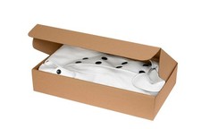 Corrugated Cardboard Garment Mailer Box, 24.5" x 14.25" x 4.5" Brown Kraft, P...