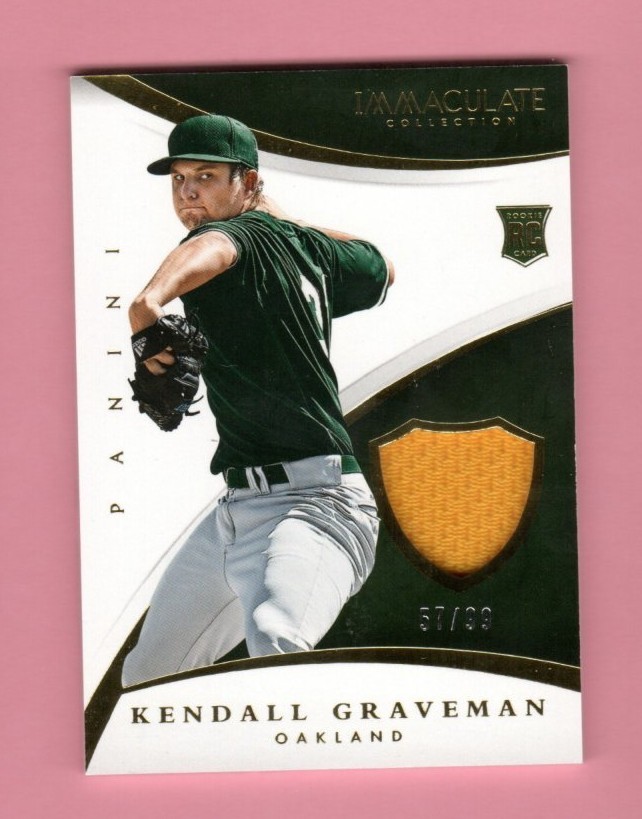 2015 Panini Immaculate Collection #36 Kendall Graveman #'ed 57/99 (DRU)