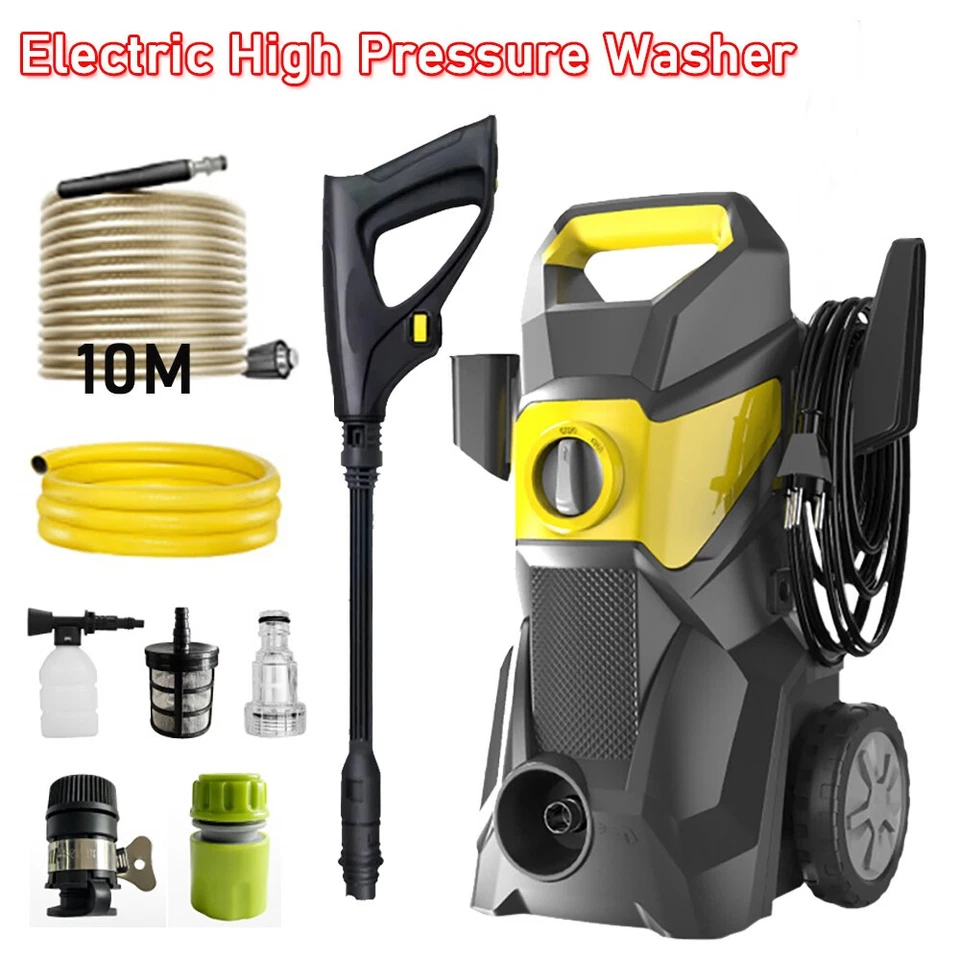 Electric High Power Pressure Washer Car Cleaner Jet Washer Portable Patio UK
