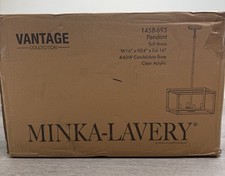 Minka Lavery 1458-695 Oro District 4 Light 16"W Vantage Pendant - Brass *READ*