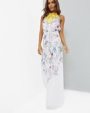 new Ted Baker maxi dress sz  3 uk 12
