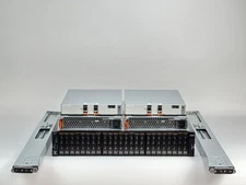 IBM Storwize V7000 Gen2 14.4TB 24x 600GB 15k Expansion 2x PSU Rails 24x 2076-24F