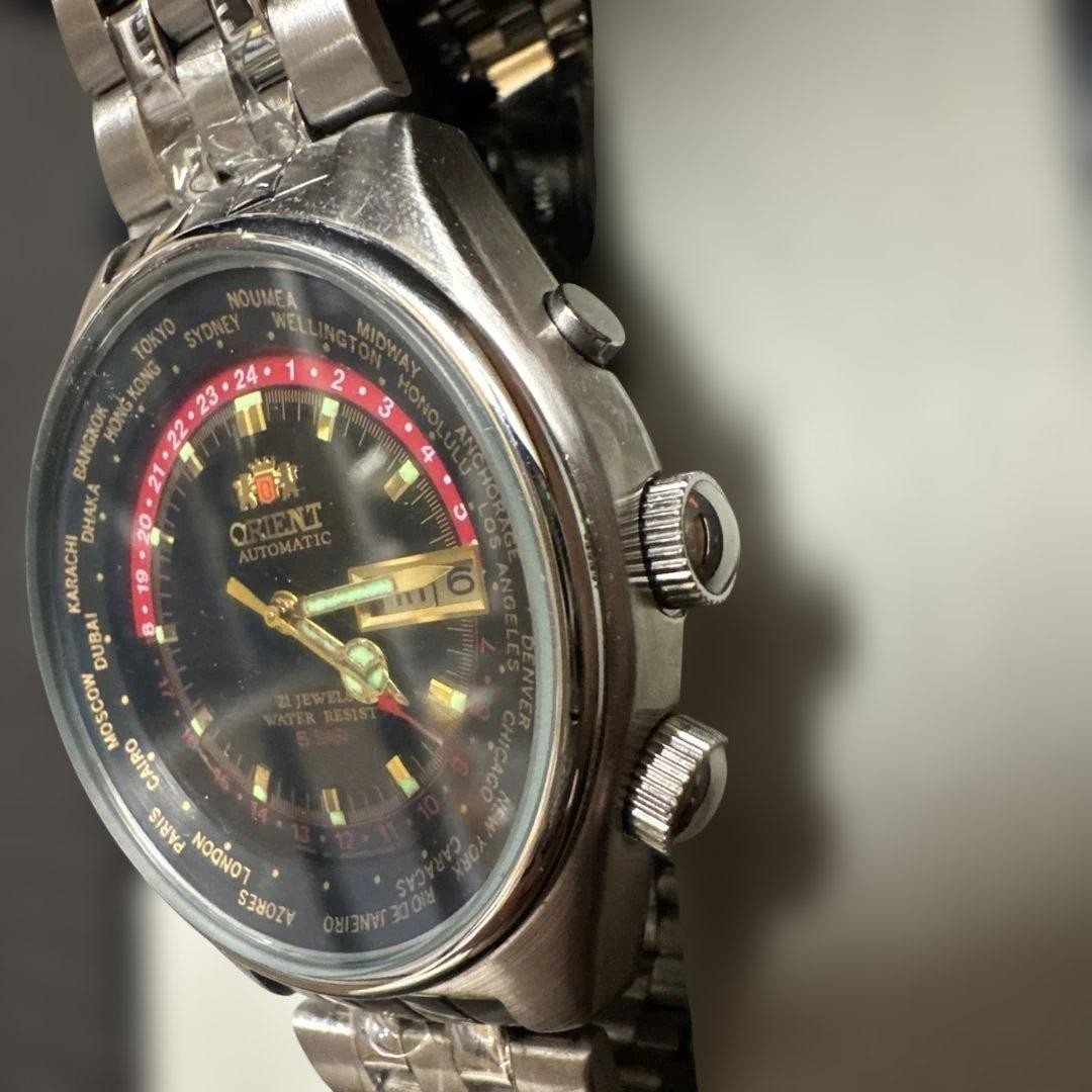 ORIENT World Time Automatic Volume 21 Jewels 469E… - image 3