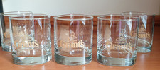 5 x GRANTS SCOTCH WHISKY WHISKEY TRIANGULAR GLASS TUMBLERS