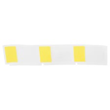 Brady M4-91-427-Yl Wraparound Label, Yellow, Vinyl, 1 In W