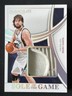 Marc Gasol 2024-25 Panini Immaculate Sole of the Game Relic /5 #SOG-MGS