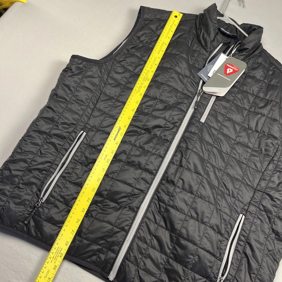 Chaleco acolchado Cutter & Buck Primaloft para hombre 2XL negro embalable Rainier Puffer Foto 4 de 4
