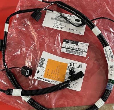 Genuine Nissan Harness-Sub Rear Bumper 24093-6MM0A