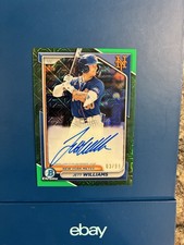 Jett Williams 2024 bowman chrome Green megabox auto /99