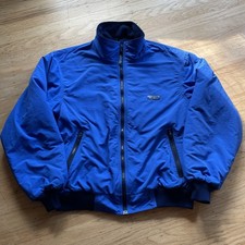 Vintage Eddie Bauer Bomber Jacket Men’s L Fleece Lined Made In USA 80’s-90’s