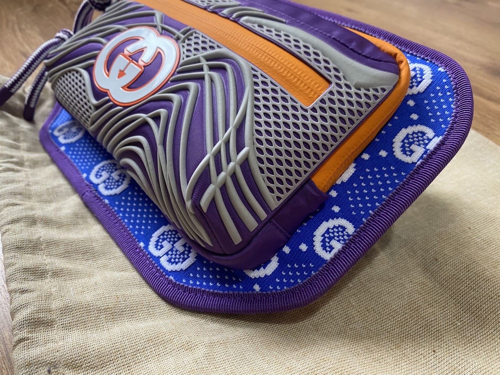 Original Gucci Nylon Belt Bag In Multicolour RRP £950 New with Dustbag image 5