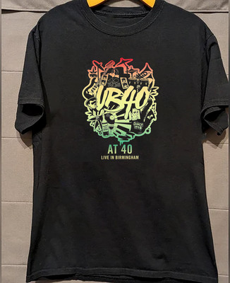 UB40 - UB40 at 40 (Live in Birmingham) Black Cotton Shirt S-5XL L1091
