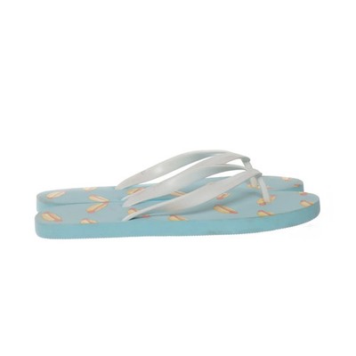 Flip Flops, Größe: 41, Blau/Weiß/Mehrfarbig, Herren #5VO