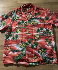Helena's Vintage Red Hawaiian Shirt
